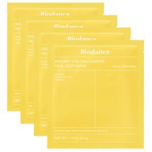 Biodance Radiant Vita Niacinamide Real Deep Mask 4 st produkt bild