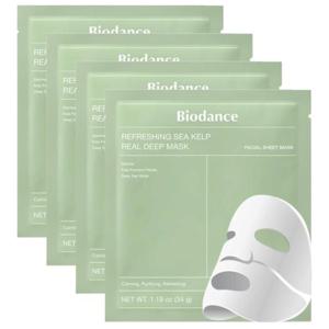 Lugnande ansiktsmask Refreshing Sea Kelp (Real Deep Mask) 4 st produkt bild