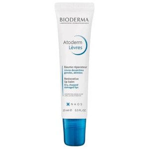 Bioderma Atoderm Levres Baume Lippenbalsam für risssige und sehr trockene Lippen, 15 ml Balsam Produktbild