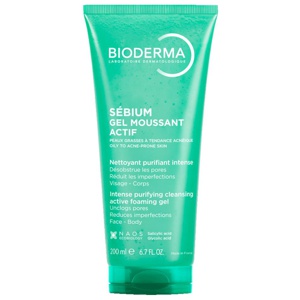 Bioderma Sebium Gel Moussant Actif, 200 ml produktbilde