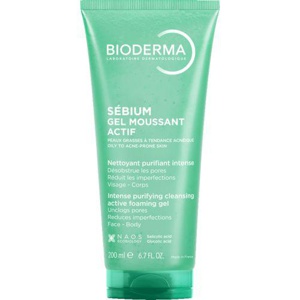 Bioderma Sebium Gel Moussant Actif näopesugeel rasusele ja kombineeritud nahale 200 ml toote pilt