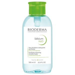 Bioderma Sébium H20 Micellar Water W. Pump 500 ml (Limited Edition) produktbillede