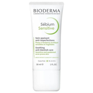 Bioderma Sebium sensitive Creme für unreine, ölige, zu Akne neigende Haut, 30 ml Creme Produktbild