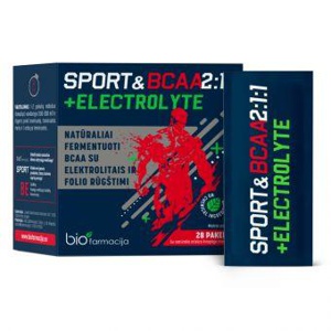Biofarmacija Sport&BCAA 2:1:1 + elektrolüüdid N28 toote pilt