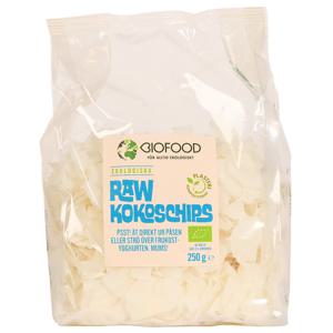 Biofood Kokoschips Raw 250 g produkt bild