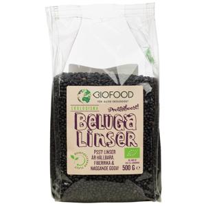 Biofood Linser Beluga 500 g produkt bild