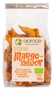 Biofood Mangoskivor Torkade 100 G produkt bild