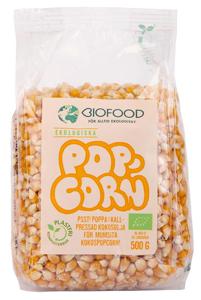 Biofood Popcornkärnor 500 G produkt bild