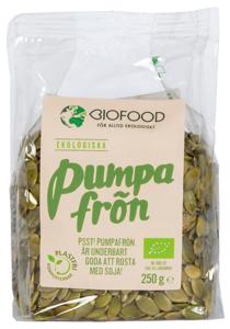Biofood Pumpafrön 250 g produkt bild