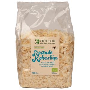 Biofood Rostade Kokoschips 400 g produkt bild