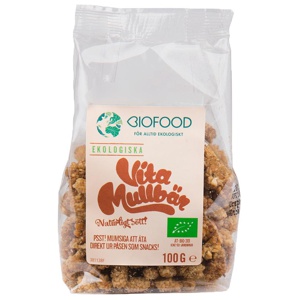 Biofood Mullbär Vita 100 G produkt bild