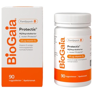 BioGaia Protectis D3 Familjepack 90 st produkt bild