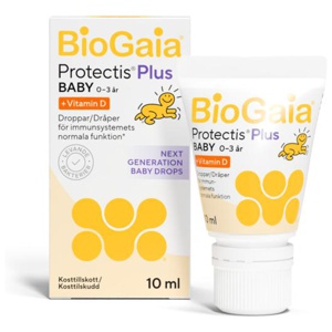 BioGaia Protectis Plus droppar med vitamin D 0-3 år 10 ml produkt bild