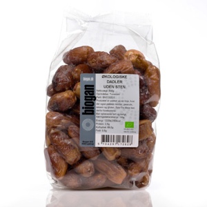 Biogan Dadler u. sten Ø - 500 g produktbillede