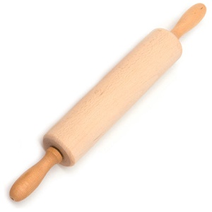 Biogan Kagerulle M. Metal Akse 40 Cm Bøgetræ produktbillede