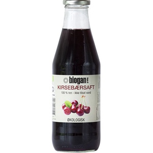 Biogan Kirsebærsaft Økologisk   750 ml produktbillede
