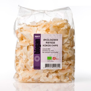 Biogan Kokoschips ristet Ø 200 g produktbillede