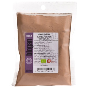 Biogan Kanelpulver ceylon 100% Ø 100 g produktbillede