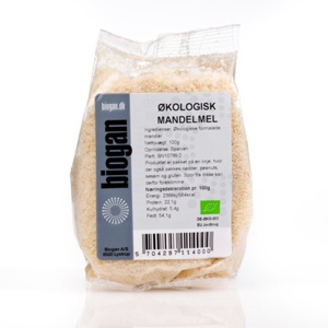 Biogan Mandelmel Ø - 100 gr produktbillede