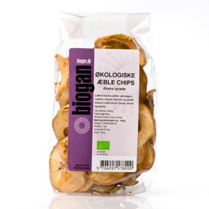 Biogan Æblechips Ø 75 g produktbillede