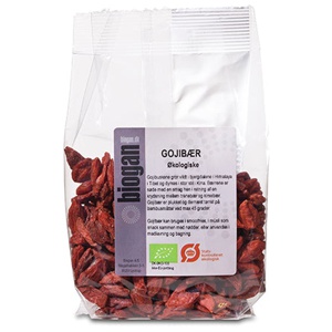 Biogan Økologiske Gojibær   100 g produktbillede
