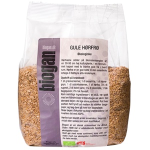 Biogan Hørfrø gule Ø 500 g produktbillede