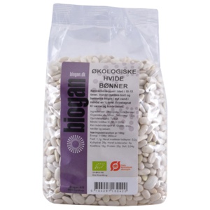 Biogan Bønner Hvide Ø 750 g produktbillede