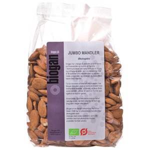 Biogan - Økologiske mandler 500g produktbillede