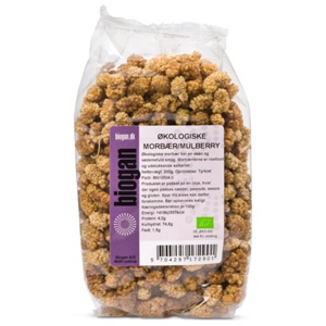 Biogan Morbær rawfood Ø - 200 g produktbillede