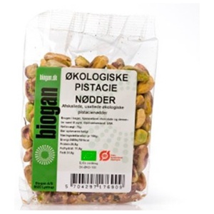 Pistacienødder rå Økologisk - 50 gram produktbillede