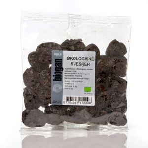 Biogan Svesker u. sten Ø 250 g produktbillede