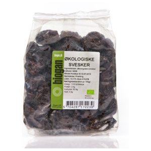 Biogan Svesker u. sten Ø 500 g produktbillede