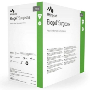 Biogel Surgeons Operasjonshanske Latex Pudderfri nr 8 50 par produktbilde