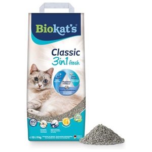 Biokat's Classic 3in1 Fresh Katzenstreu Baumwollblüte Produktbild