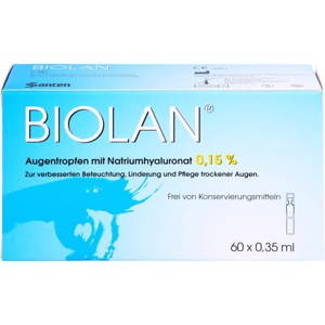 BIOLAN Augentropfen Einzeldosispipetten Produktbild