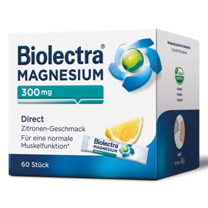 Biolectra Magnesium 300 mg Direct Zitrone Produktbild