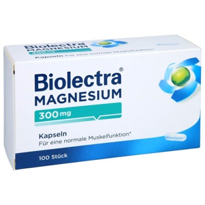 BIOLECTRA Magnesium 300 mg Kapseln Produktbild