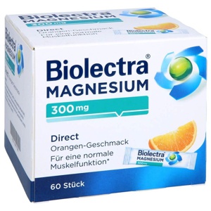 BIOLECTRA Magnesium 300 mg Direct Orange Sticks Produktbild