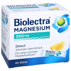 BIOLECTRA Magnesium 300 mg Direct Zitrone Sticks Produktbild