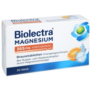 BIOLECTRA Magnesium 365 mg fortissimum Orange Produktbild
