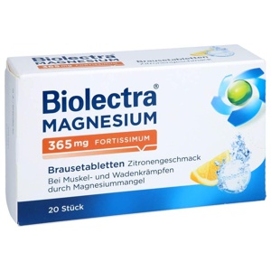 BIOLECTRA Magnesium 365 mg fortissimum Zitrone Produktbild
