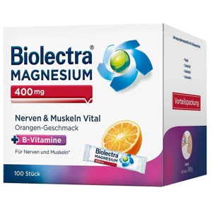 Biolectra Magnesium 400 mg Nerven & Muskeln Vital, 100 St Pellets Produktbild