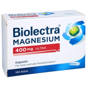BIOLECTRA Magnesium 400 mg ultra Kapseln Produktbild