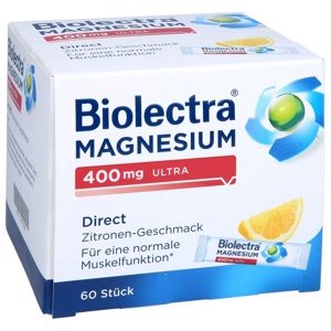 BIOLECTRA Magnesium 400 mg ultra Direct Zitrone Produktbild