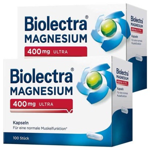 Biolectra Magnesium 400 mg ultra Kapseln, 2x100 St Kapseln Produktbild