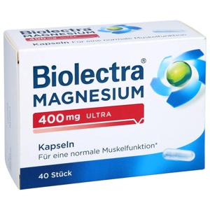 BIOLECTRA Magnesium 400 mg ultra Kapseln Produktbild