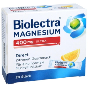 BIOLECTRA Magnesium 400 mg ultra Direct Zitrone Produktbild