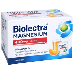 BIOLECTRA Magnesium 400 mg ultra Trinkgran.Orange Produktbild