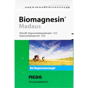 BIOMAGNESIN Madaus Lutschtabletten Produktbild