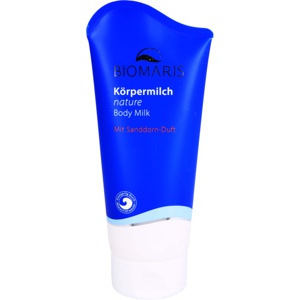 Biomaris Körpermilch nature mit Sanddorn-Duft, 200 ml Lotion Produktbild
